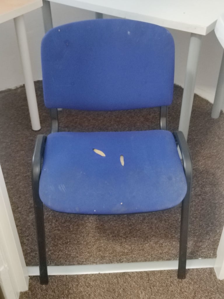 Blue Office/Conference Style Chair - Very Comfy - Grab A Bargain!