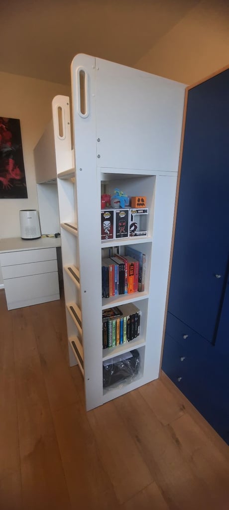 Ikea bunk bed and desk