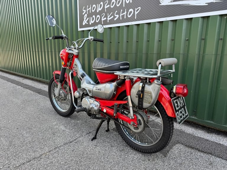 Honda CT90 Trail 1971 Red US Import in 2019 Runs and Rides Nice Original Bike 