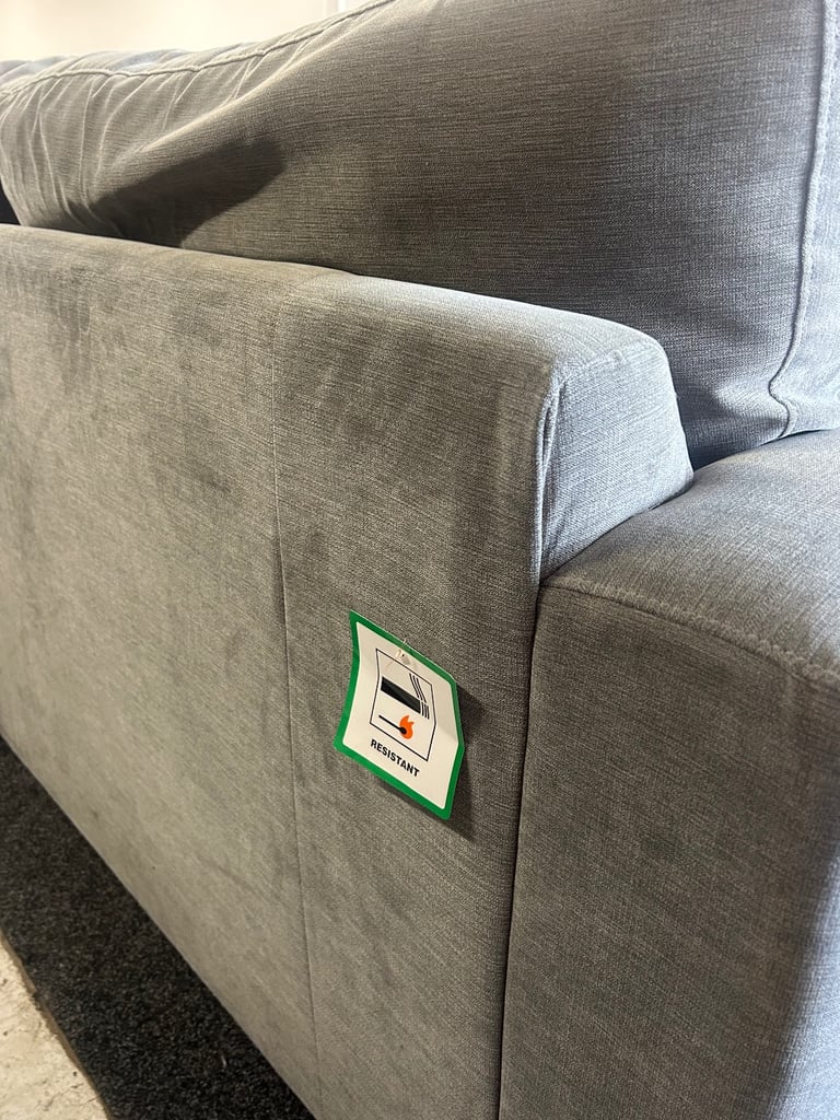 Grey NEXT L shape corner sofa with footstool (Can deliver!)