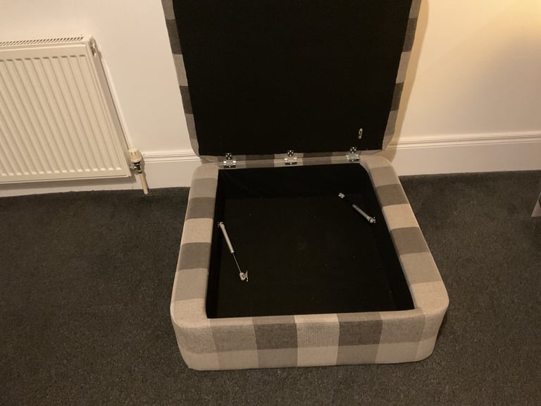Next grey ottoman storage