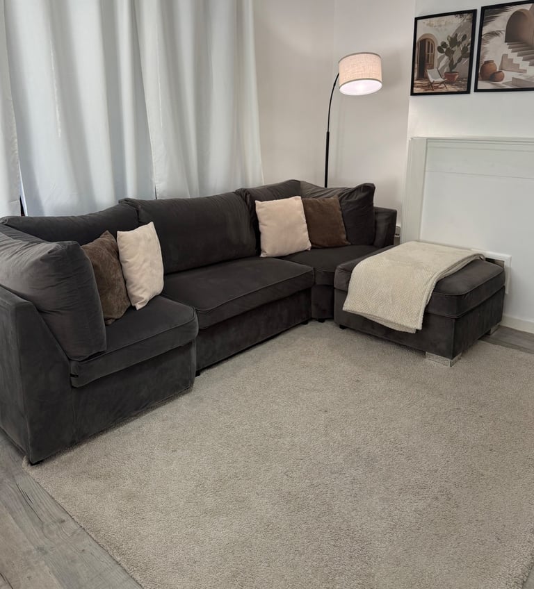 image for Grey corner sofa 