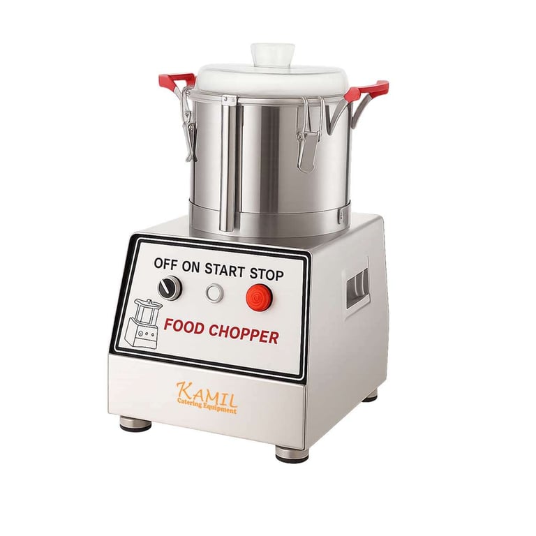 KamilCatering Commercial Electric Vegetable & Food Processor/Cutter/Mixer 10 LTR