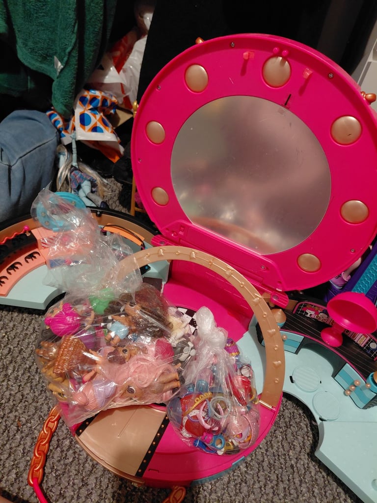 Whole lot of different toys and plushes