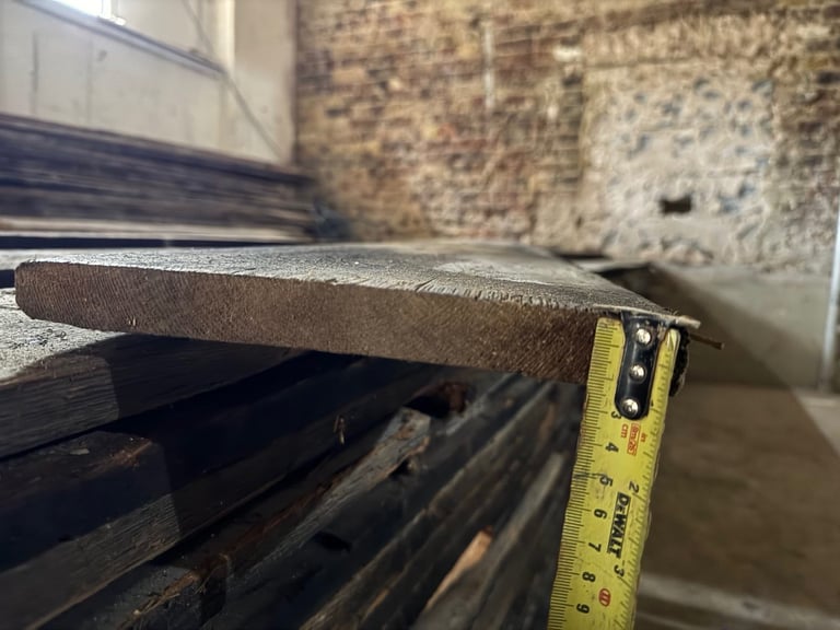 Reclaimed wood boards 
