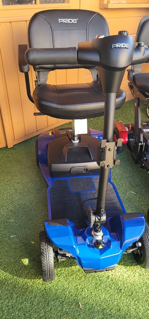 BLUE FOLDING MOBILITY SCOOTER  