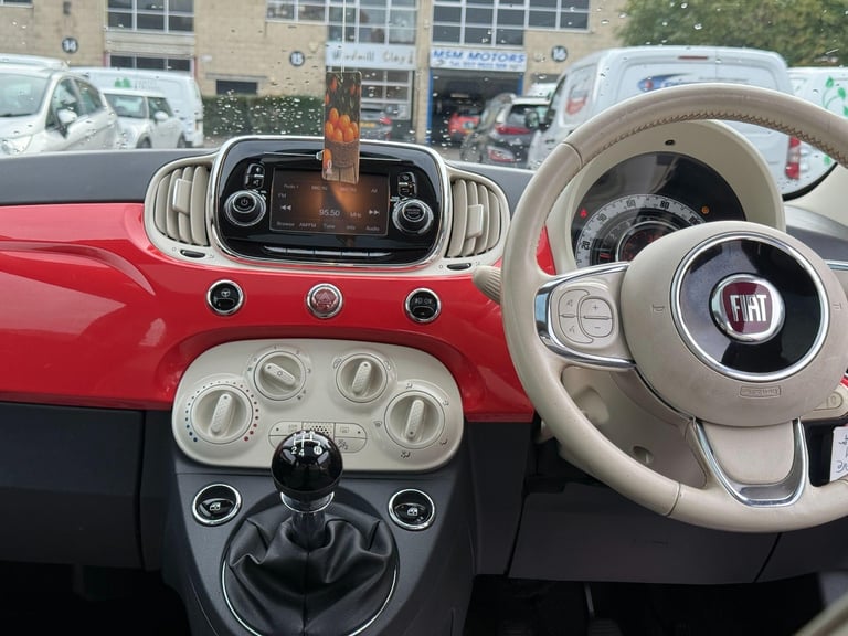 2016 Fiat 500 1.2 Lounge Euro 6 (s/s) 3dr HATCHBACK Petrol Manual