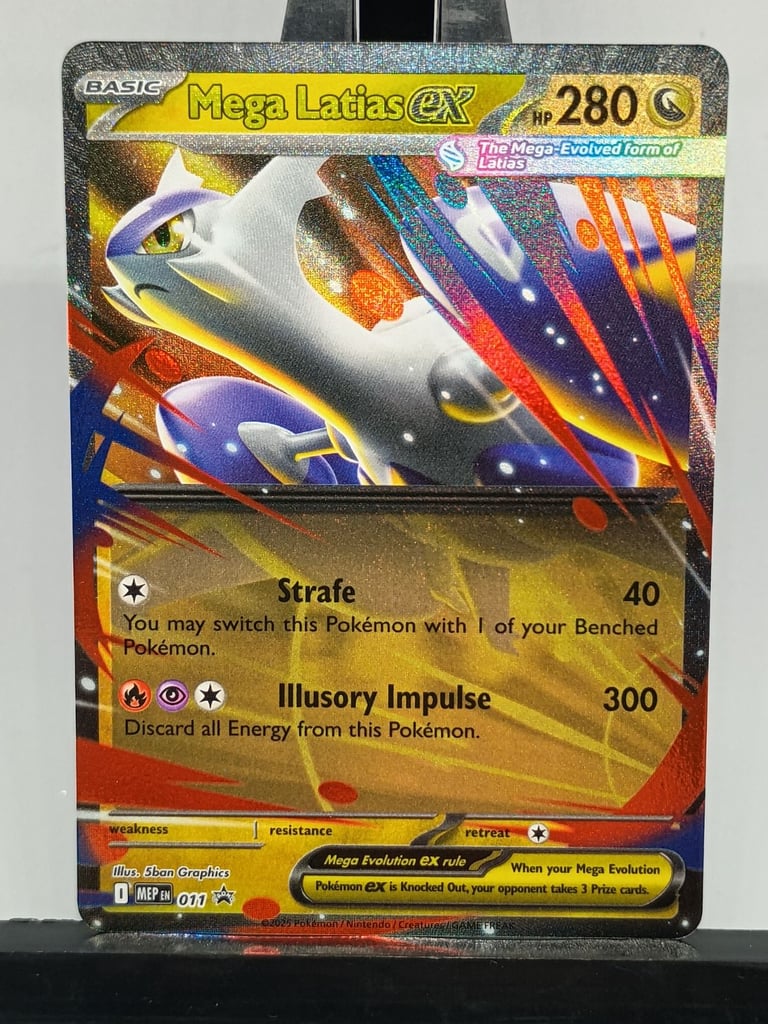 image for Pokémon Card Mega Latios EX MEP 011 Promo Card