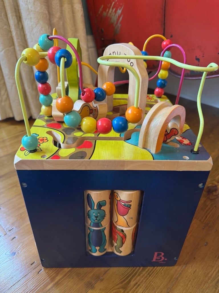 Zany Zoo Wooden Activity Cube Assortment