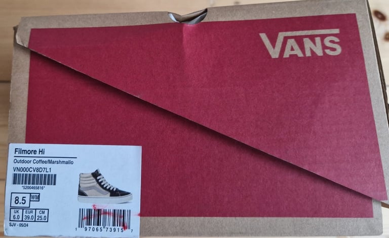 Vans Filmore Hi Outdoor Coffee/Marshmallo Hi Top Trainers