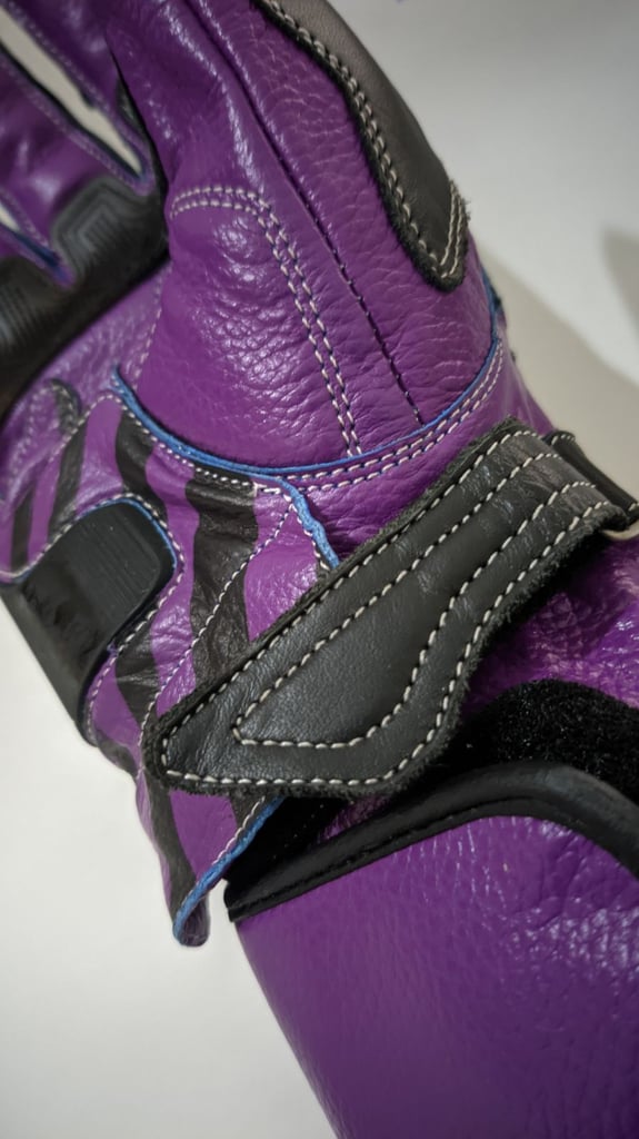 Motorcycle Leather Racing Gloves - Valentino Rossi VR46 MotoGP Leather Gloves