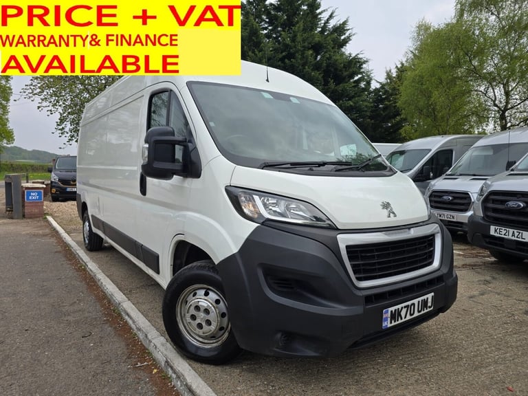 image for 2020 PEUGEOT BOXER 2.2 BlueHDi LWB L3 H2 Professional Van 140ps (LOW MILEAGE)