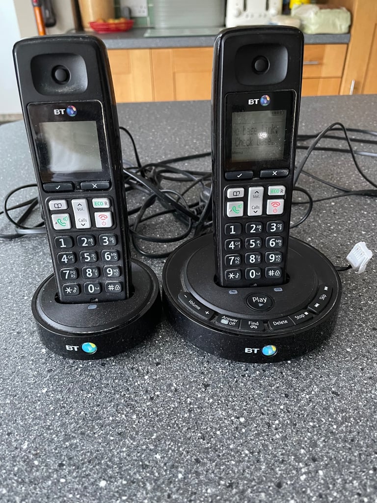 image for Pair BT cordless phones 