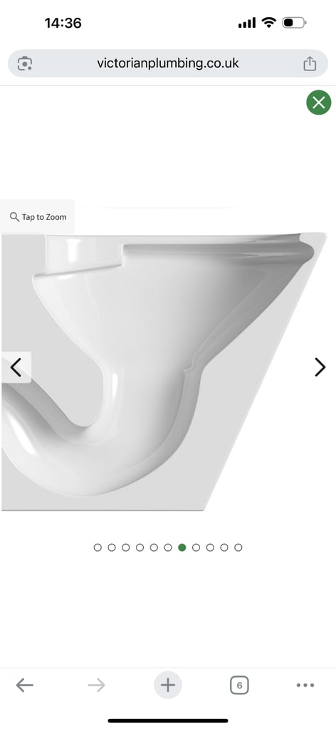 Mode Tate Rimless Close Coupled Toilet with Soft Close Seat