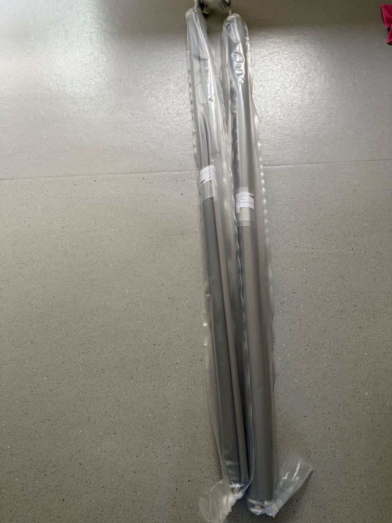 2 blinds to go no drill roller blinds 