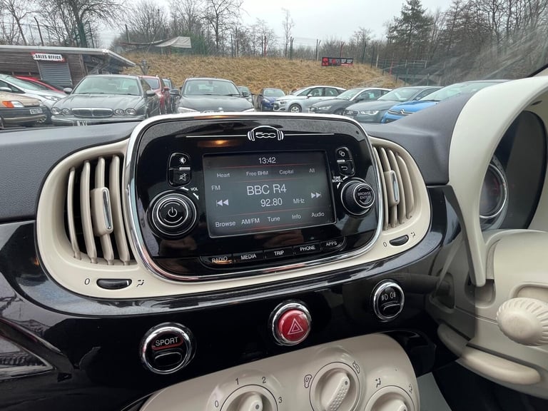 2016 Fiat 500 0.9 TwinAir 105 Lounge 3dr HATCHBACK Petrol Manual
