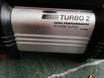image for Showerforce Turbo 2 High Performance Shower Pump with 4 hoses