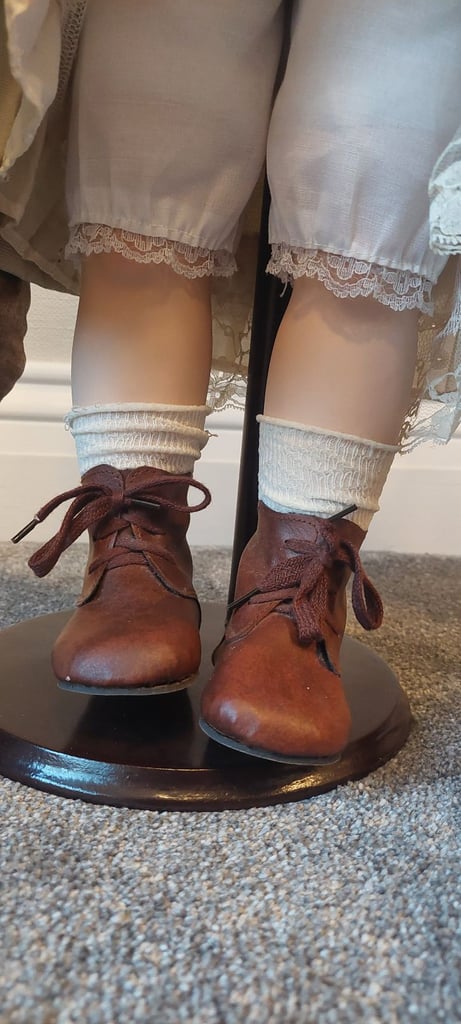 Victorian Porcelain Standing Doll