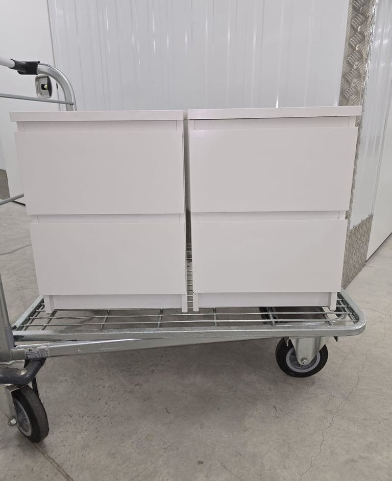image for IKEA malm bedside drawer × 2