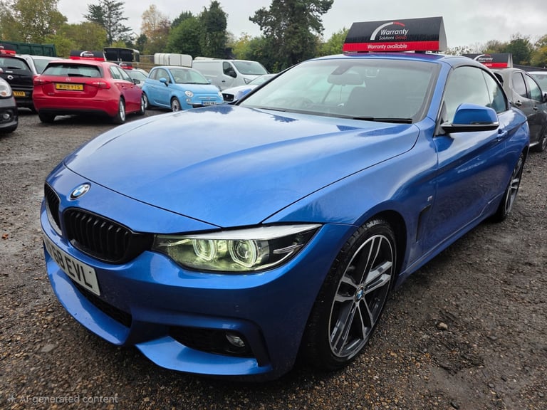 2018 BMW 4 Series 440i M Sport 2dr Auto [Professional Media] CONVERTIBLE Petrol Automatic