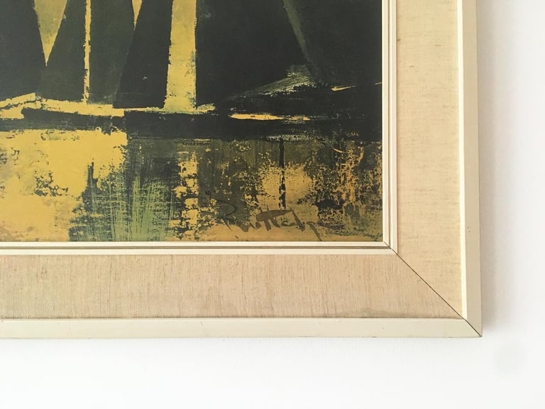 Vintage Retro Mid Century Original Print William Rutledge 