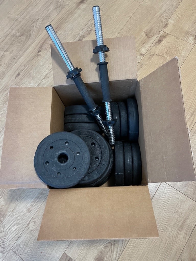 Used pair of dumbbells- adjustable weight 30kg - collection only | in  Tooting, London | Gumtree