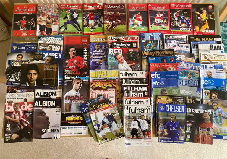 Tottenham Hotspur (Spurs) Away Football Programmes 