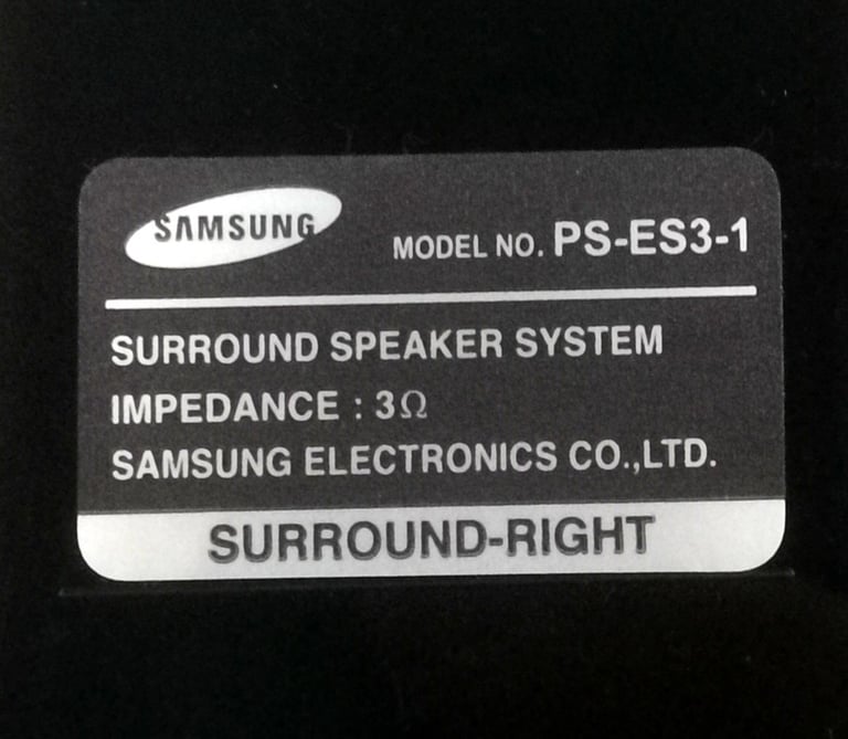 Samsung Surround Sound Front & Centre Speakers PS-E53-1 & PS-CC350 