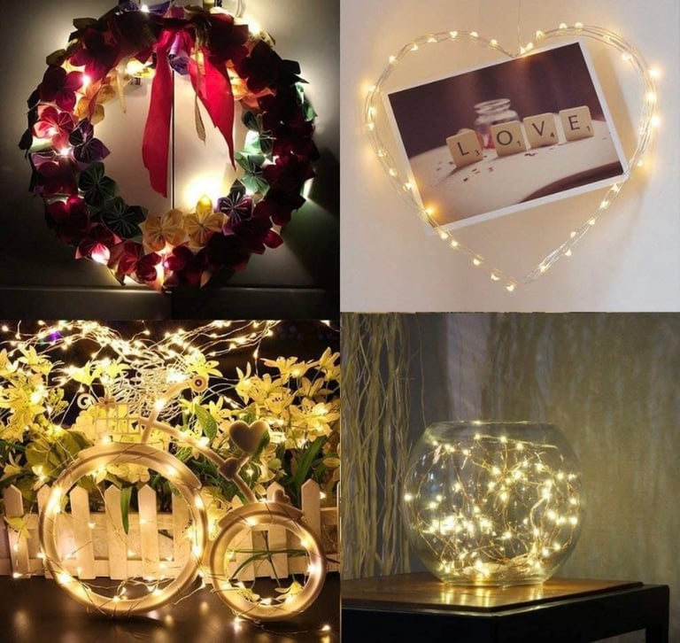 image for LED string lights battery 20 lights per string approx 2m string.