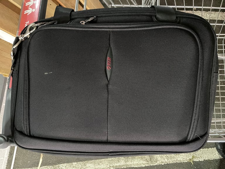 Laptop briefcase with shoulder strap