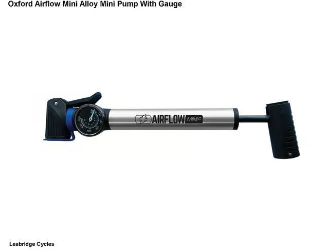 Oxford Airflow Mini Alloy Mini Pump With Gauge