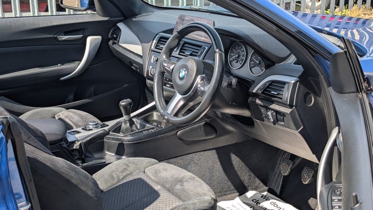 2017 BMW 2 Series 218d [150] M Sport 2dr [Nav],46K, MOT 18/05/26. ULEZ FREE  CONVERTIBLE Diesel M...