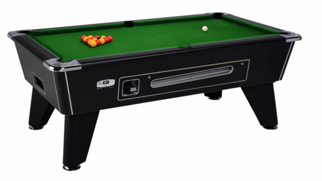 image for 7x4 New Black DPT omega coin operated pool table