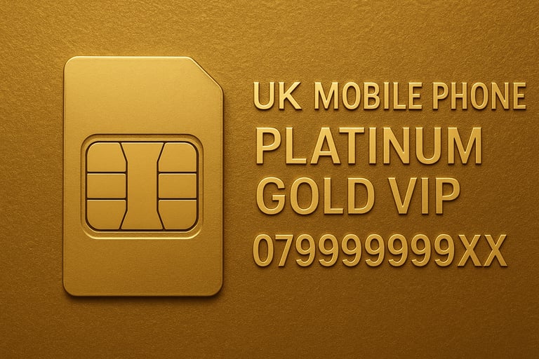 image for 🔥 Exclusive UK Mobile Number – Platinum Gold VIP 079999999XX 🔥