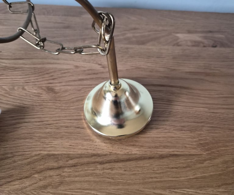Flemish 3 Light Polished Brass Chandelier