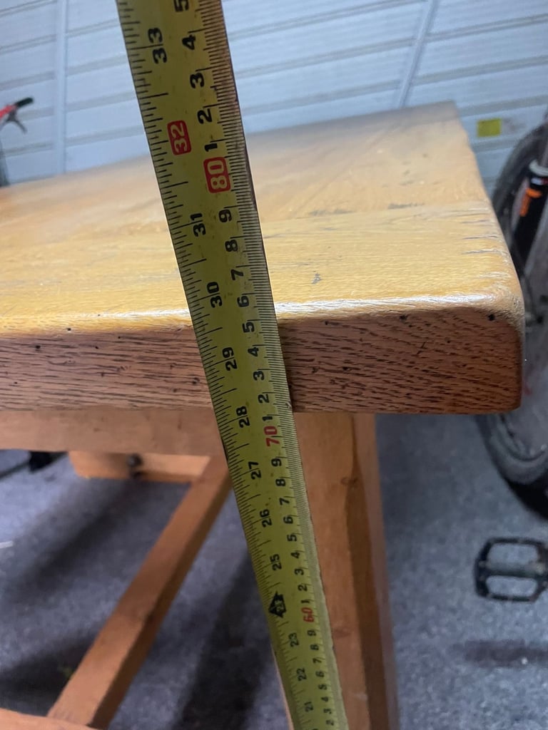 Solid oak table 