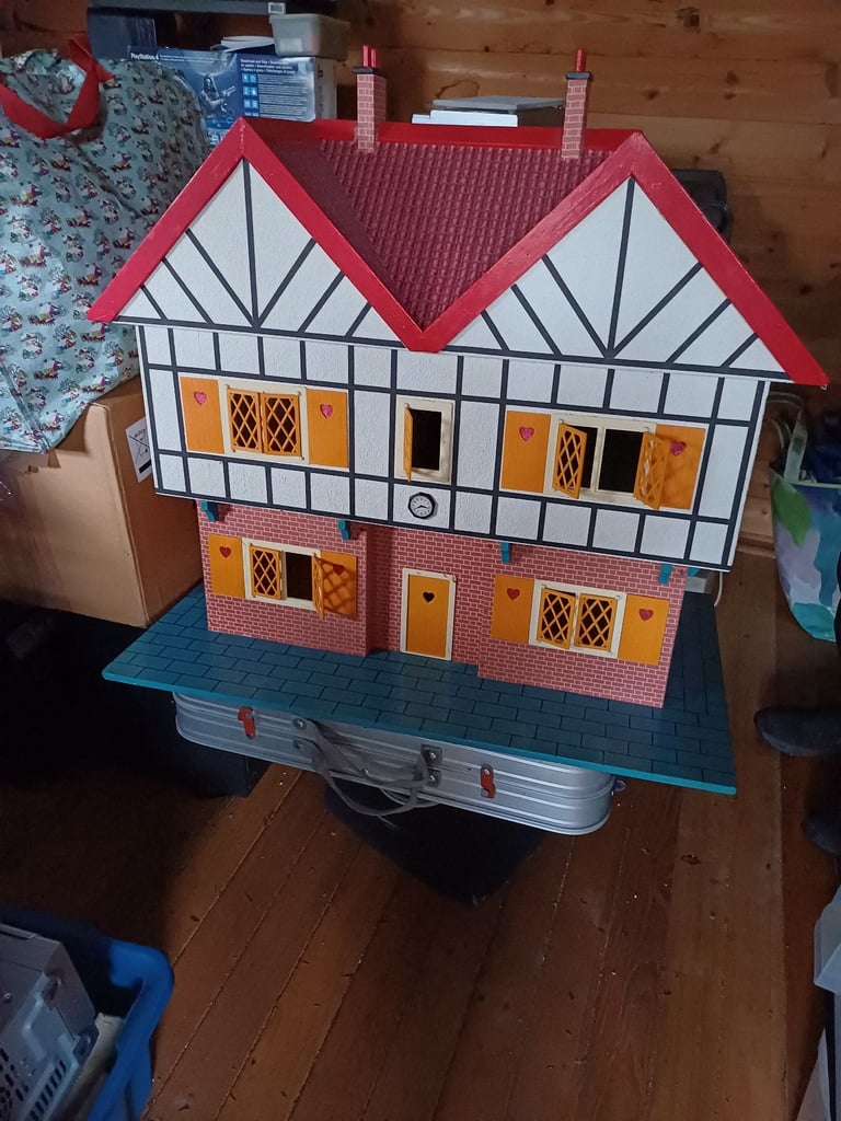 Wooden dolls house