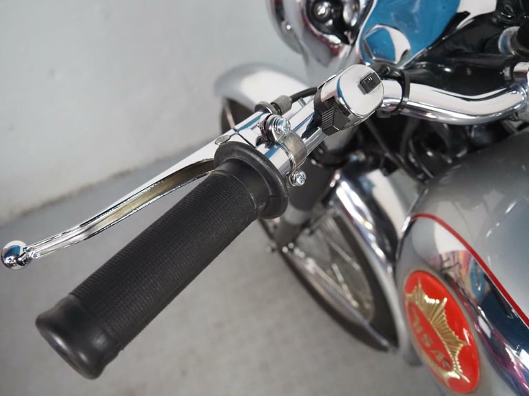 1957 BSA A7 total rebuild stunning ,stainless rims touring Rocket gold star look