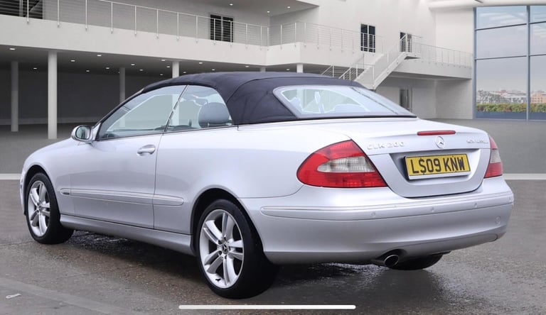 2009 Mercedes-Benz CLK 1.8 CLK200 Kompressor Avantgarde Cabriolet 2dr Petrol Automatic (214 g/km,...