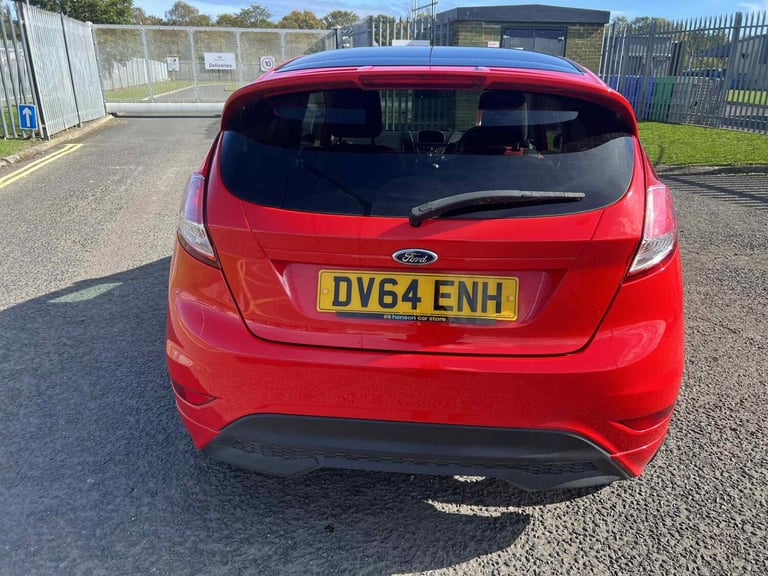 2014 Ford Fiesta 1.0 EcoBoost 140 Zetec S Red 3dr HATCHBACK Petrol Manual