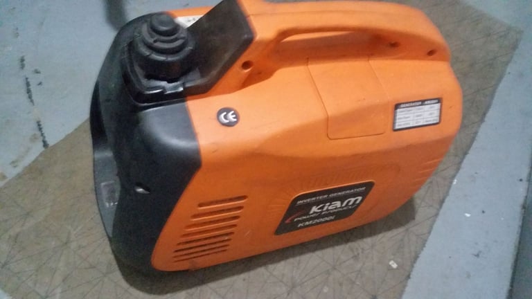 kiam 240v km2000i generator ready for use 