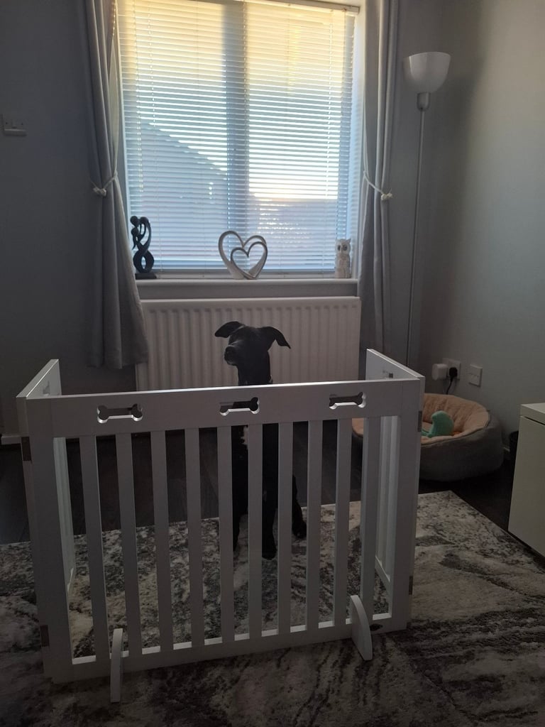 Trixie 3 parts white barrier for dogs 
