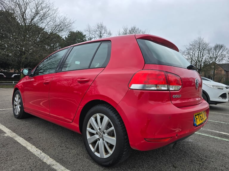 62 GOLF 1.6 TDI MATCH DIESEL 5 DOOR HATCHBACK RED