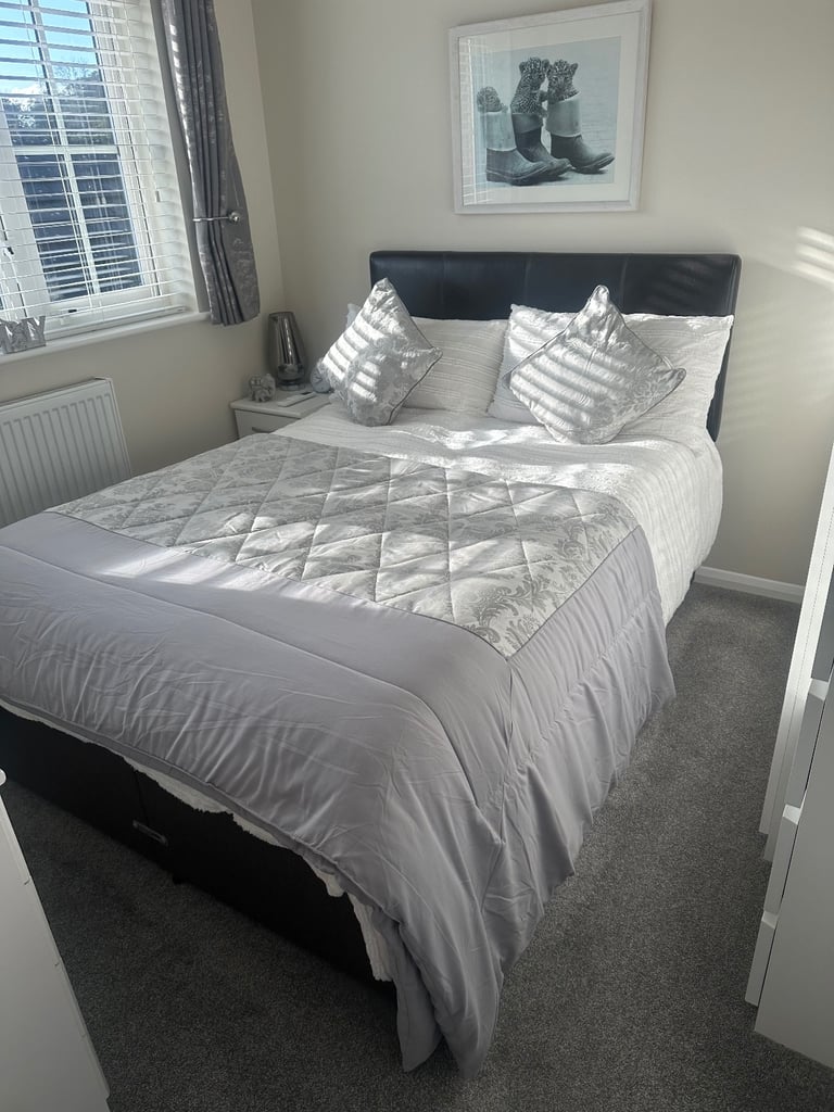 Standard Double Bed & Mattress 
