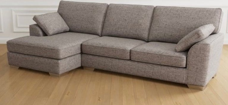 Next large L shape sofa in light dove RRP £2399 | in Worsley, Manchester |  Gumtree