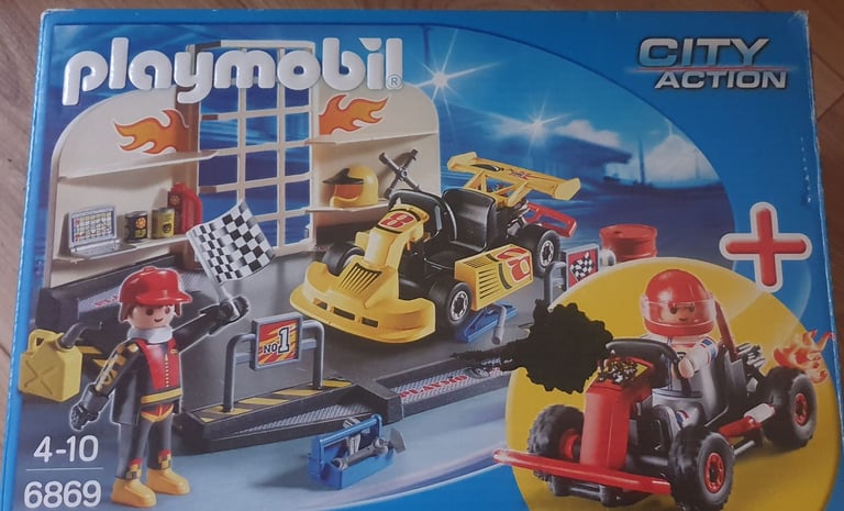 image for Playmobil gocart set 6869