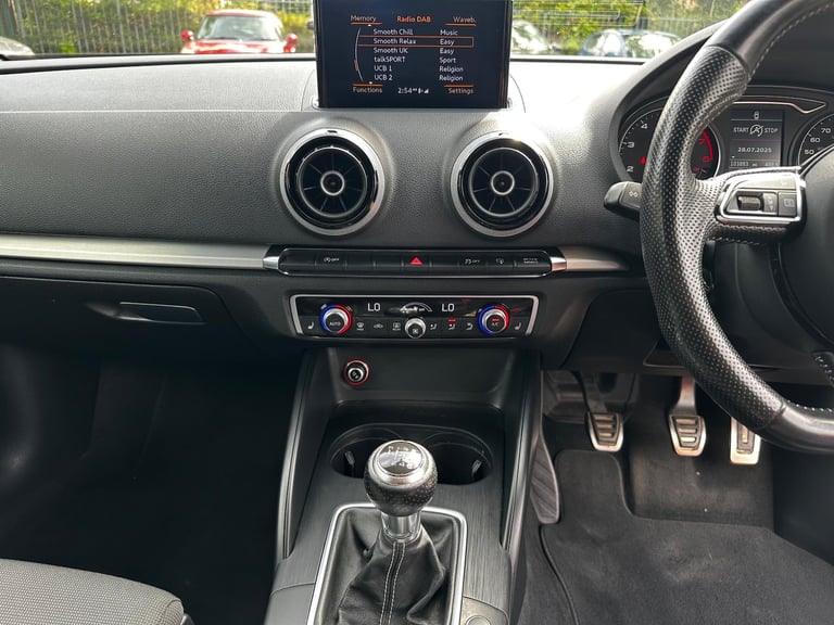 2014 Audi A3 1.4 TFSI S line Euro 6 (s/s) 3dr HATCHBACK Petrol Manual