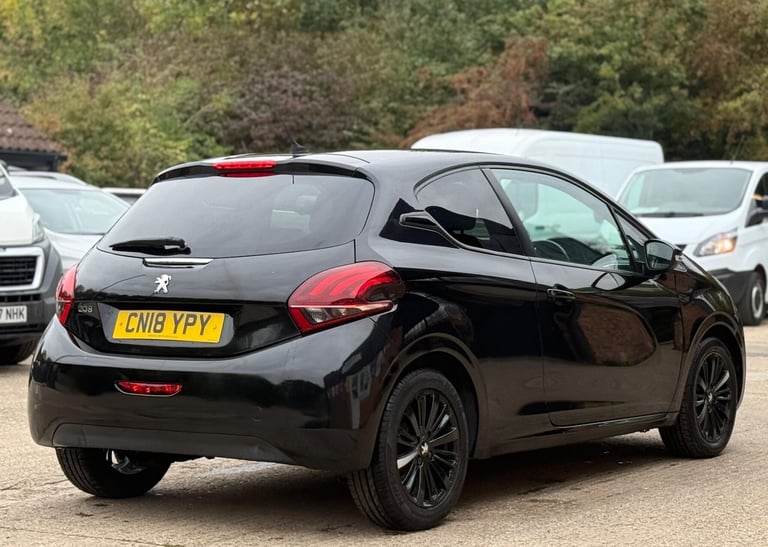 2018 Peugeot 208 1.2 PureTech Black Edition Euro 6 3dr Petrol