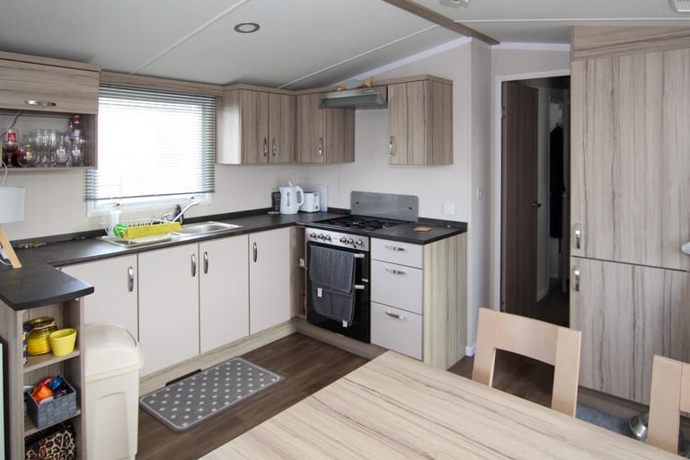 Swift Loire 2017 static caravan sited at Homing Park, Whitstable, Kent. DG/CH