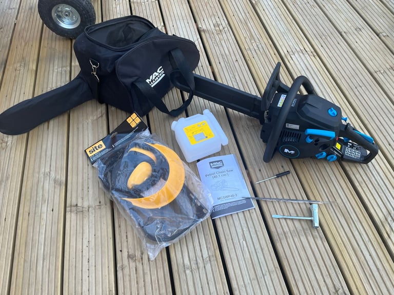 image for brand new 40cc mac allister chainsaw with all accessorries   £80 no offers COST £140 / no holding 